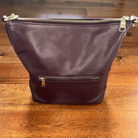 Coach Burgundy Shoulder Bag - Picture 5 of 10